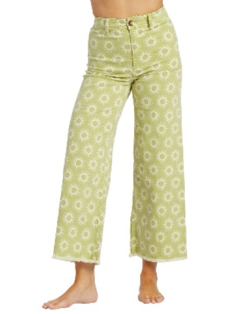 Billabong Green Sunburst Print Pants